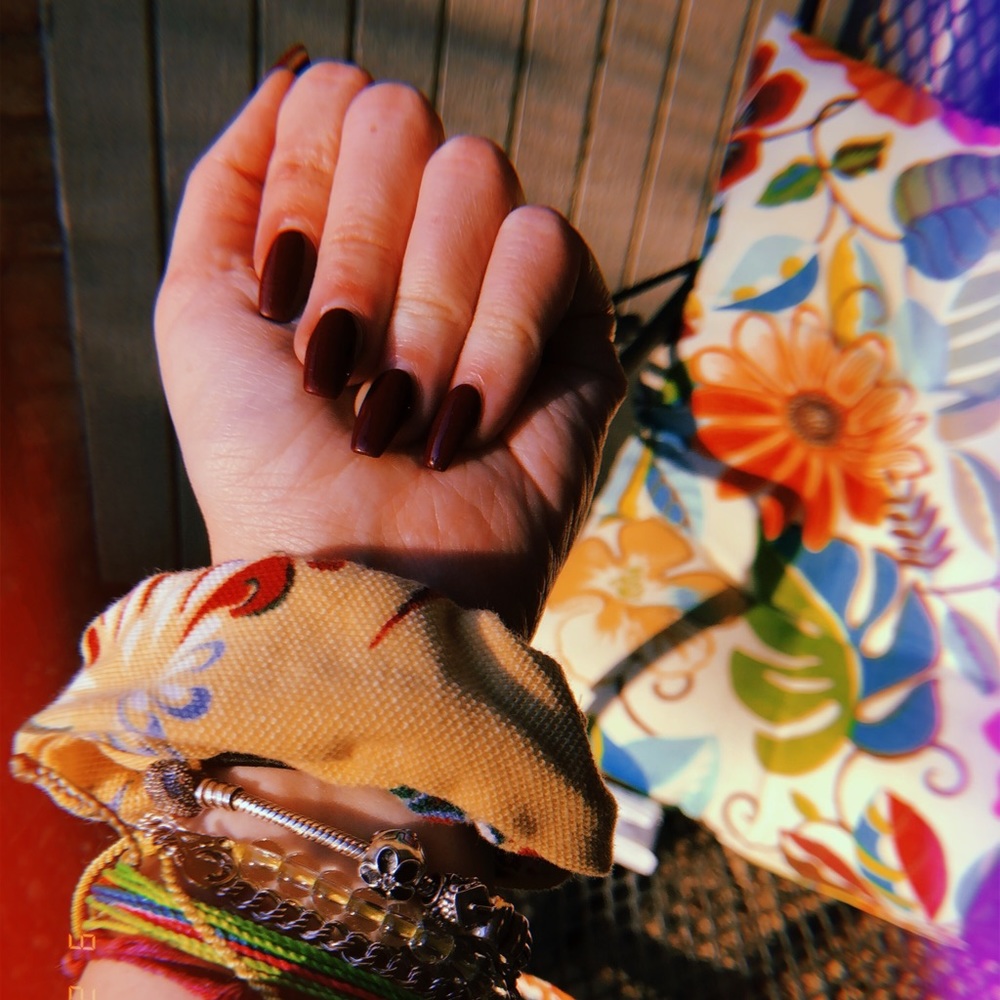 Hawaiian print scrunchie #2